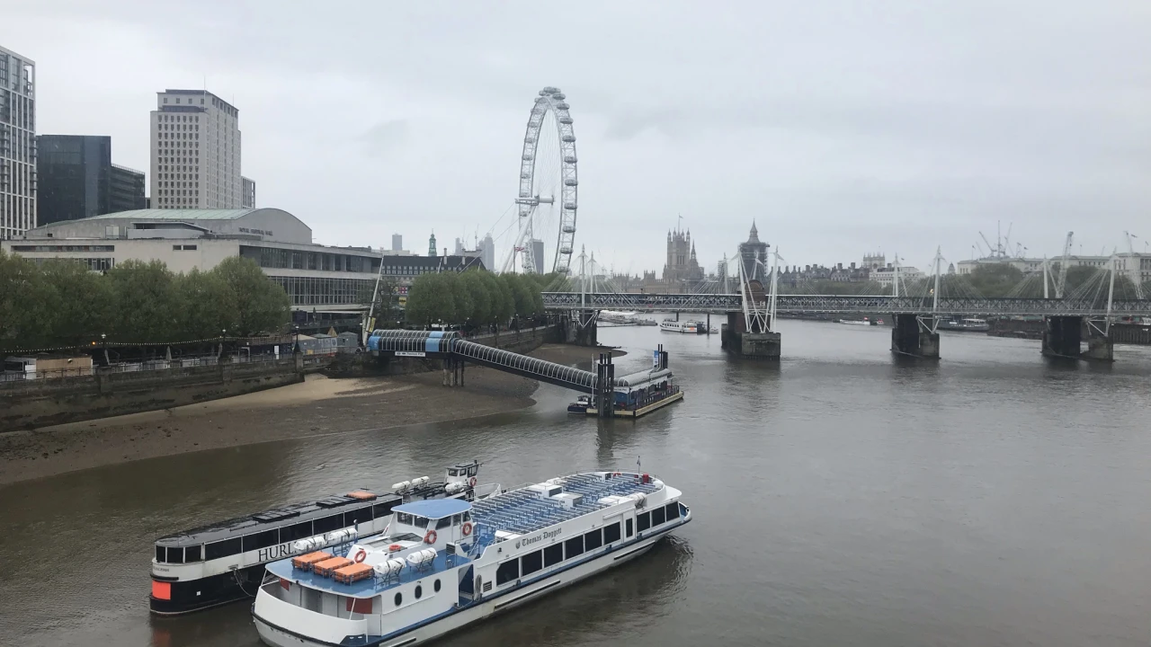 London from the Waterloo Bridge